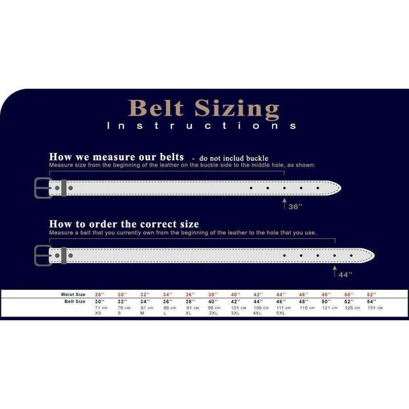 Western Fashion Style Floral Engraved Buckle Full Grain Genuine Leather Belt🌺 - Picture 7 of 8